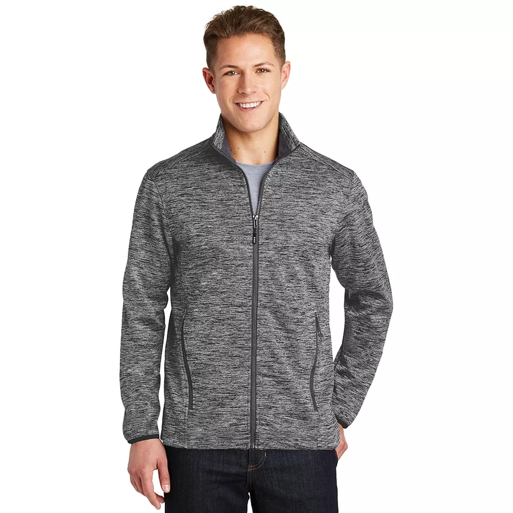 Sport-Tek JST30 PosiCharge Men’s Electric Heather Softshell Jacket