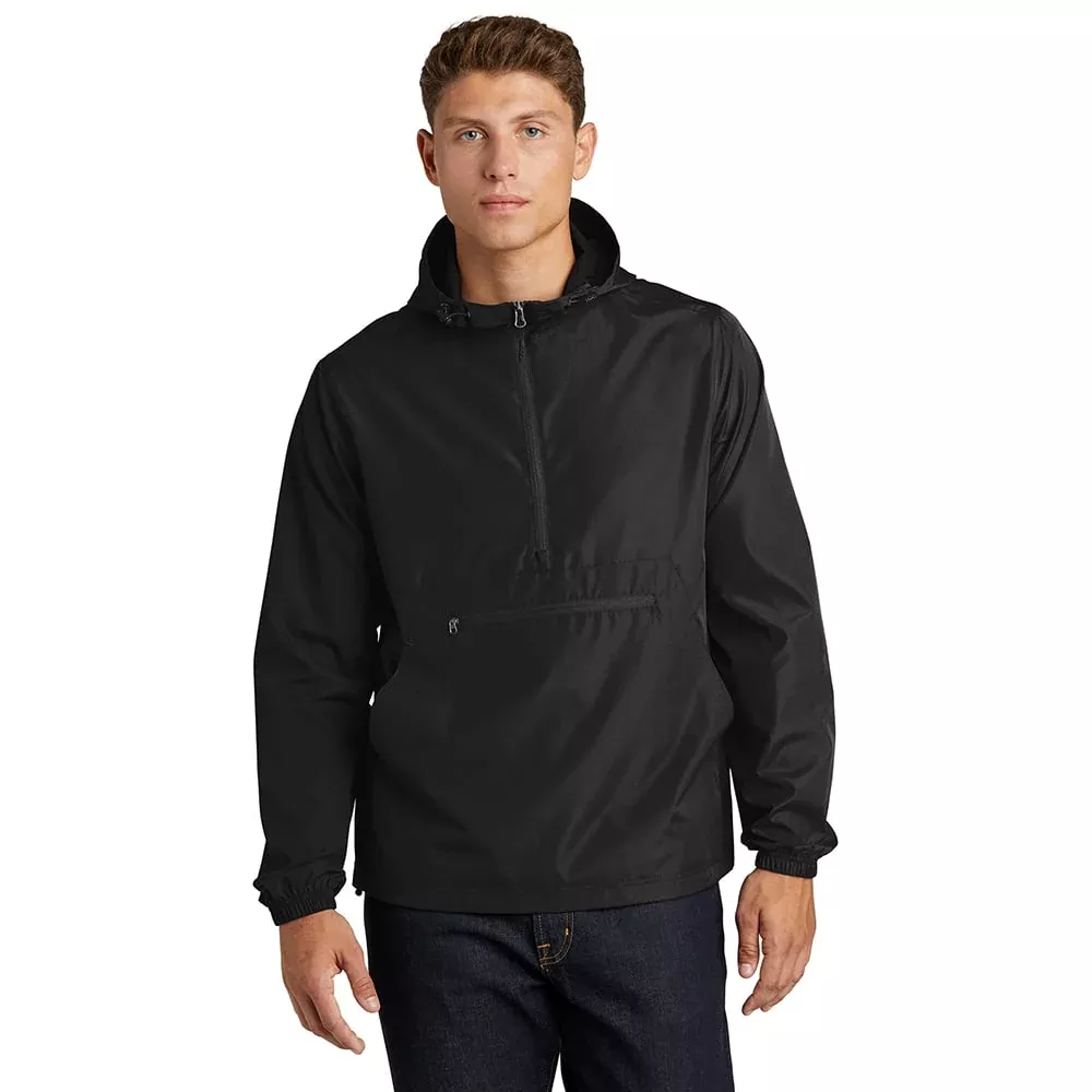 Sport-Tek JST66 Packable Hooded Anorak
