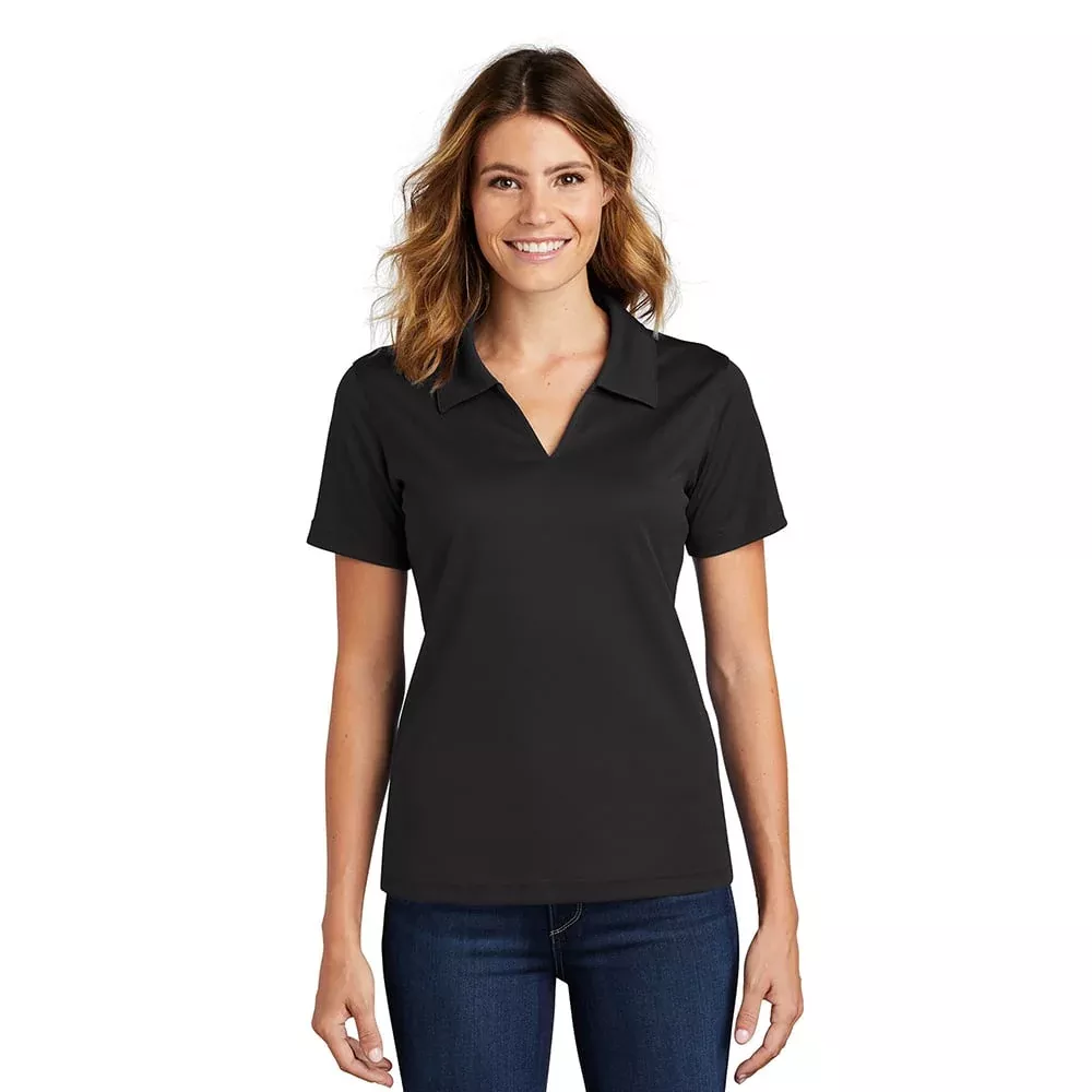 Sport-Tek L469 Dri-Mesh Women’s V-Neck Polo