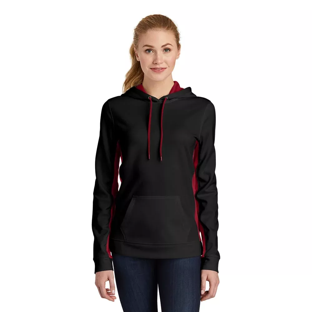 Sport-Tek LST235 Sport-Wick Women’s Pullover with Contrast Piping
