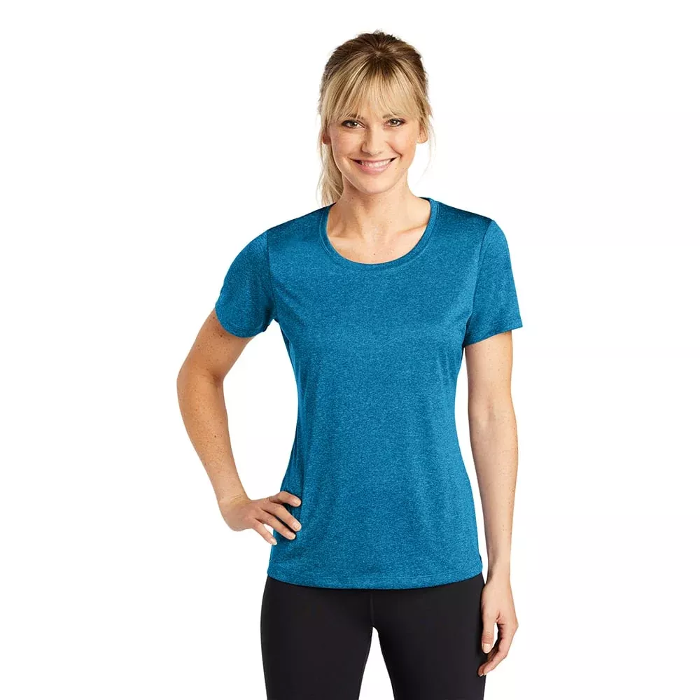Sport-Tek LST360 Women’s Heather Contender Scoop Neck T-Shirt