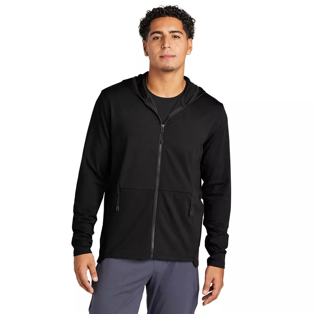 Sport-Tek ST870 Circuit Hooded Full-Zip with Secure Front Pockets