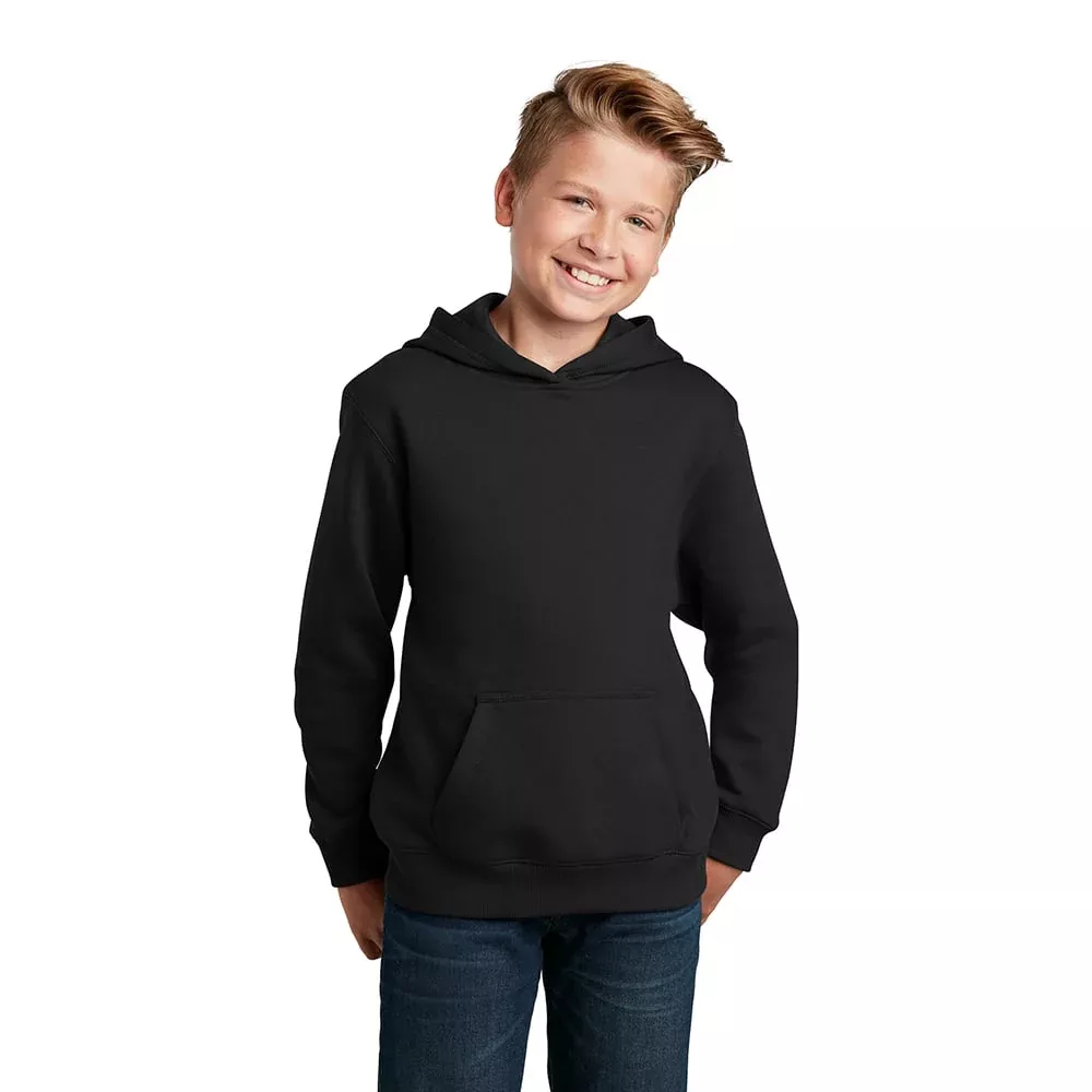 Sport-Tek YST254 Youth Hooded Sweatshirt with Front Pouch Pocket