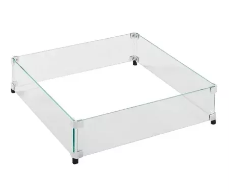 Square Fire Pit Wind Guards