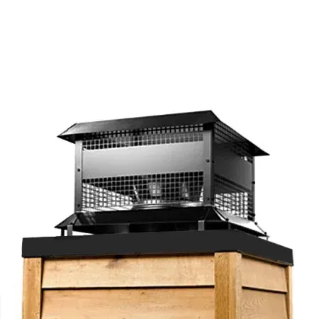 Square Vent Cap With Storm Collar For SL11 Series Vent Pipe