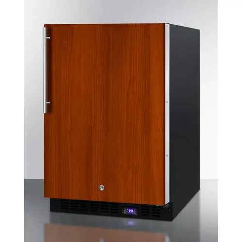Summit 24 Inch Outdoor Freezer with Panel Ready Solid Door and Lock