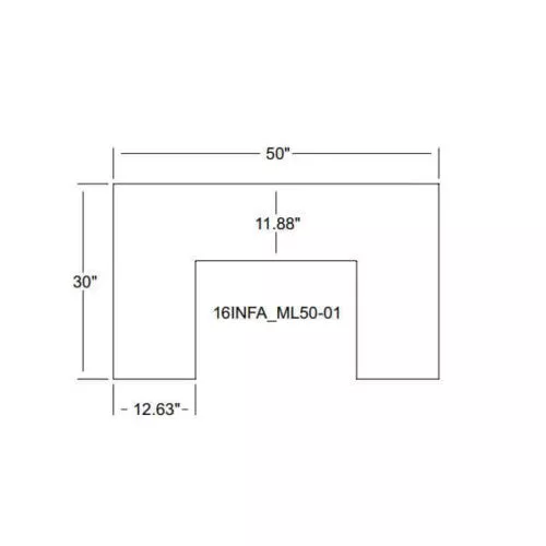 Supreme Lumis 16 Back Plate – 50″ x 30″ (16INFA_ML50-01)