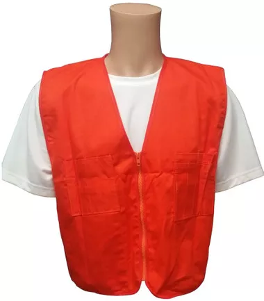 Surveyors Vest Orange Plain-5XL