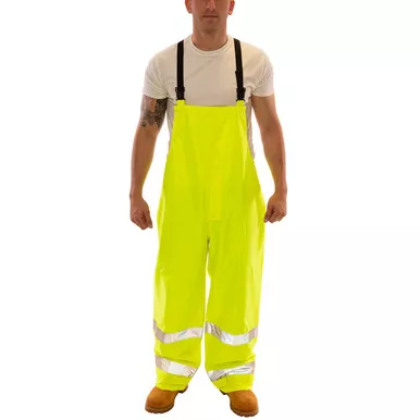 Tingley Class E Hi Vis Yellow Vision Rain Overalls O23122