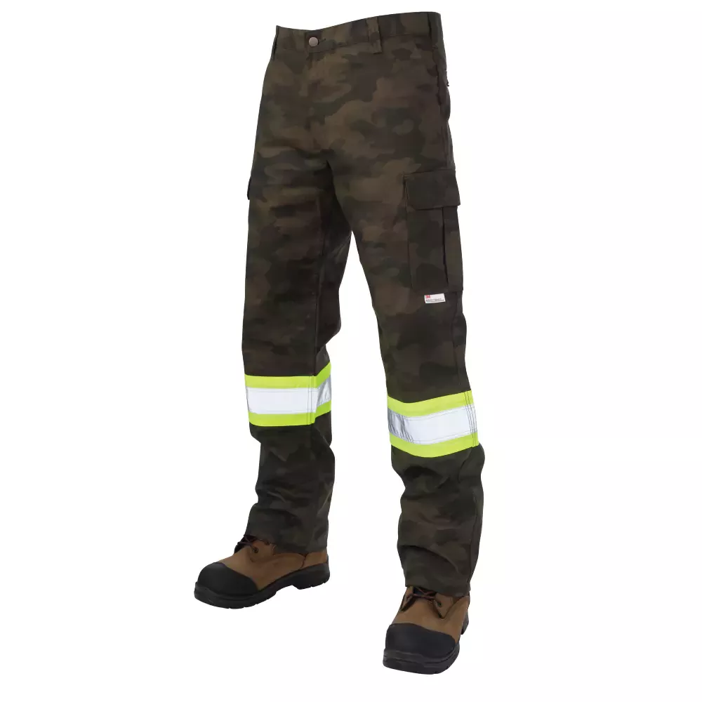 Tough Duck Relaxed Fit Camo Flex Safety Cargo Utility Pant – SP04