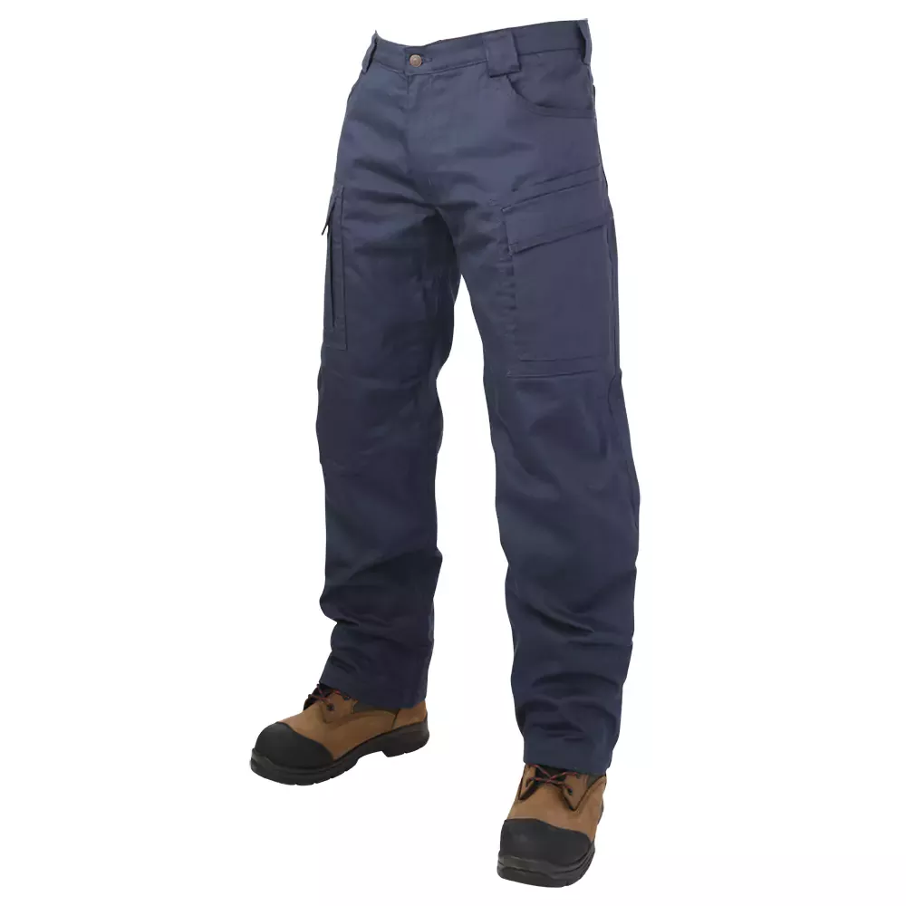 Tough Duck Relaxed Fit Fleece Lined Flex Twill Cargo Pant with 360° Stretch Waist – WP06