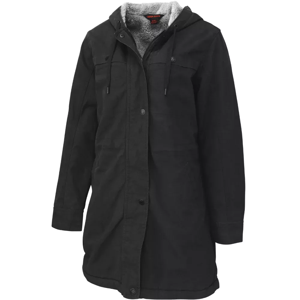 Tough Duck Women’s Sherpa Lined Jacket with Attached Hoodie – WJ20