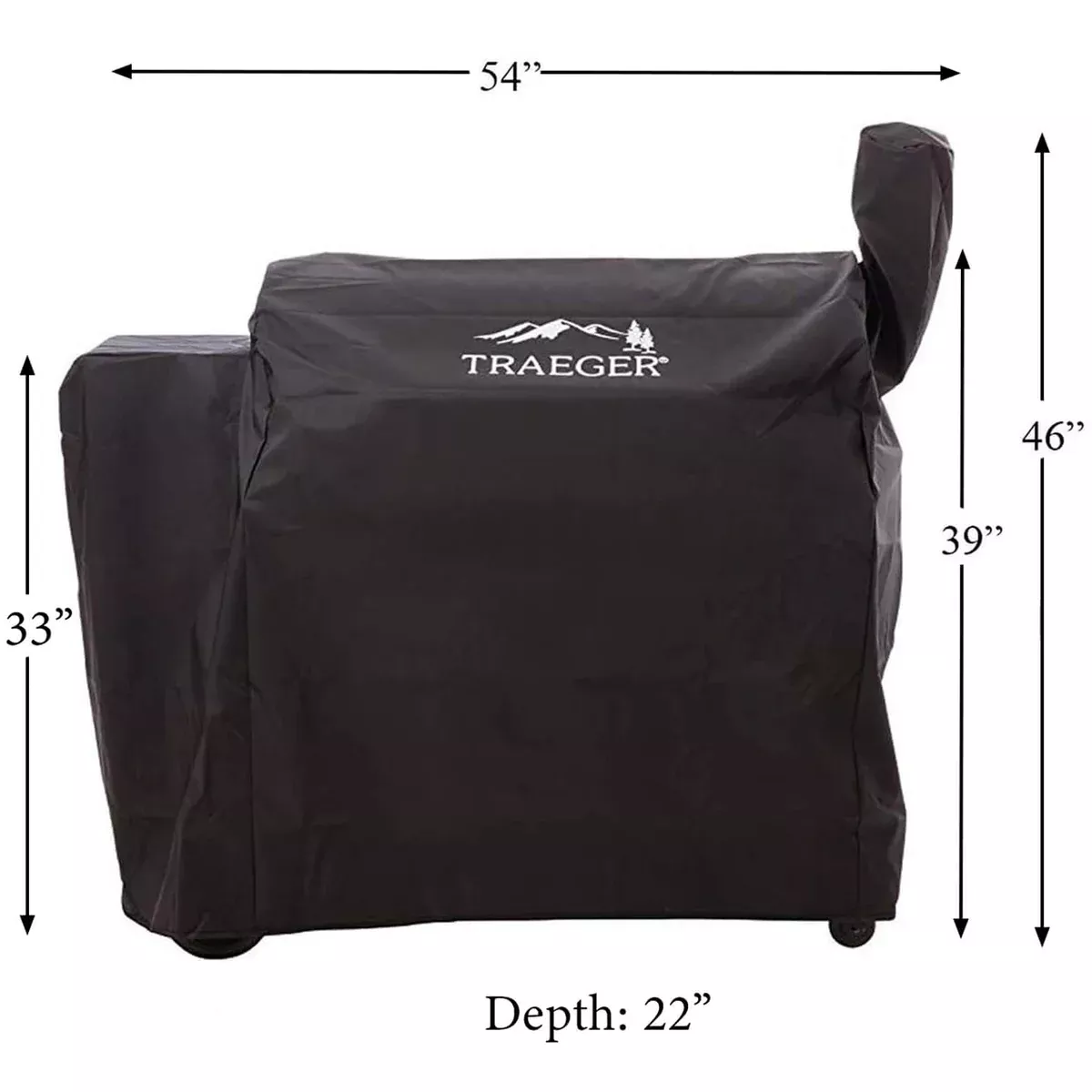 Traeger Full-Length Grill Cover 34 Series, BAC380