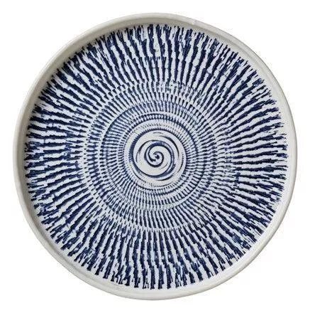 Tribal Blue 10.75″ Dinner Plate