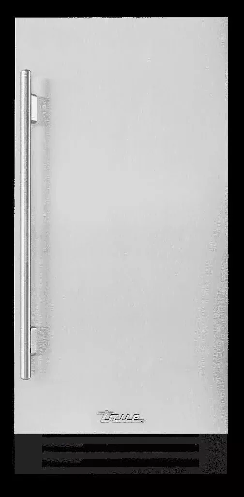 True 15 Inch Outdoor Ice Maker with Solid Door