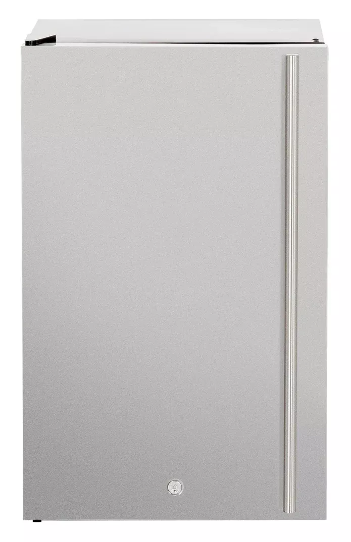 TrueFlame 22 Inch Outdoor Refrigerator with Solid Door and Lock