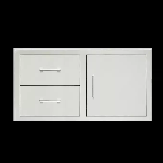 TrueFlame 42-Inch 2-Drawer & Access Door Combo