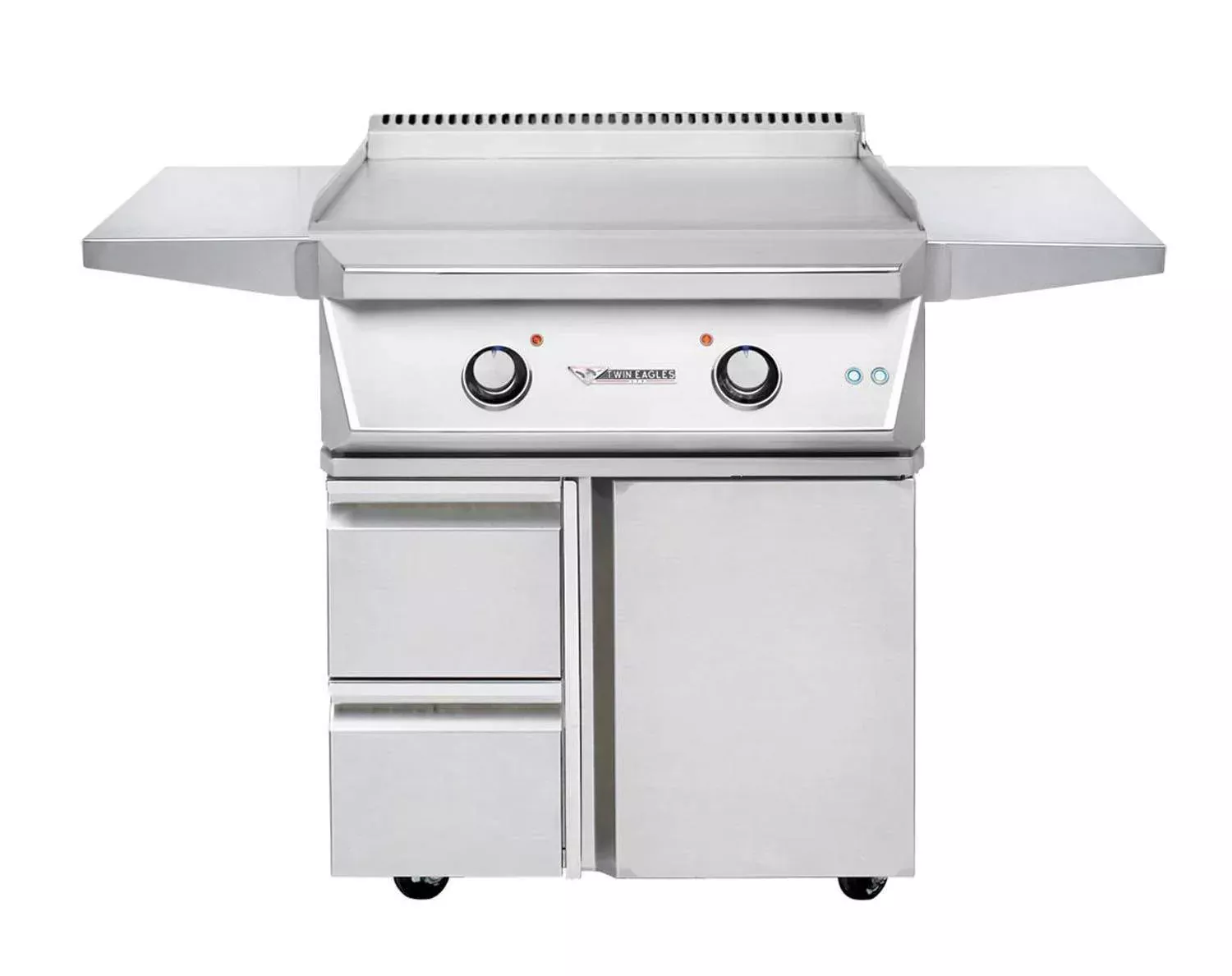 Twin Eagles TETG30-C Teppanyaki Griddle On Cart With Drawers And Door
