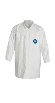 Tyvek Lab Coats Lab Coat, 2 Pocket (30 per case) ~ Size XL