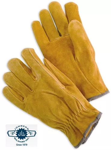 Unlined Grain Cowhide Work Gloves (Sold by Dozen) Size Small