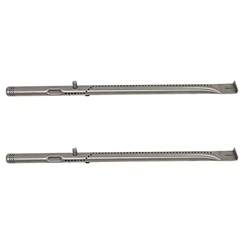 UpStart Components 2-Pack BBQ Gas Grill Tube Burner Replacement Parts for Charbroil 463344116 – Compatible Barbeque Stainless Steel Pipe Burners