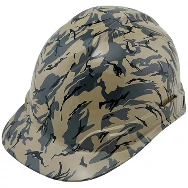 Urban Camo Tan Hydro Dipped Hard Hats Cap Style