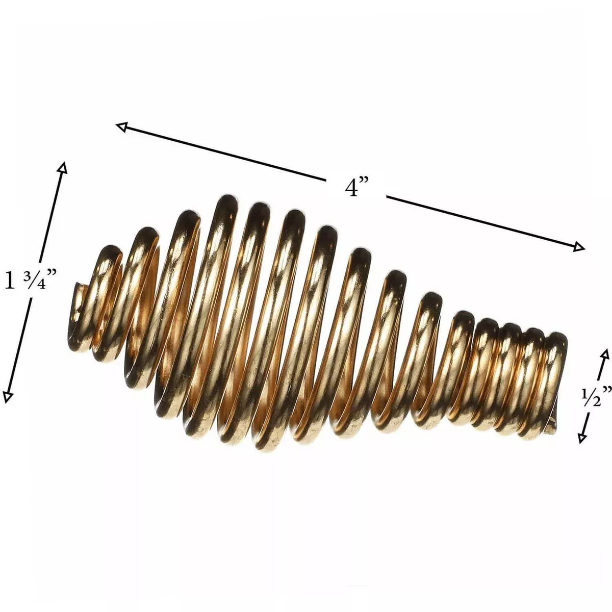 US Stove Brass Spring Door Handle: 89574
