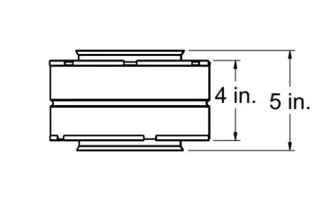 VP to DVP Vent Pipe Adapter