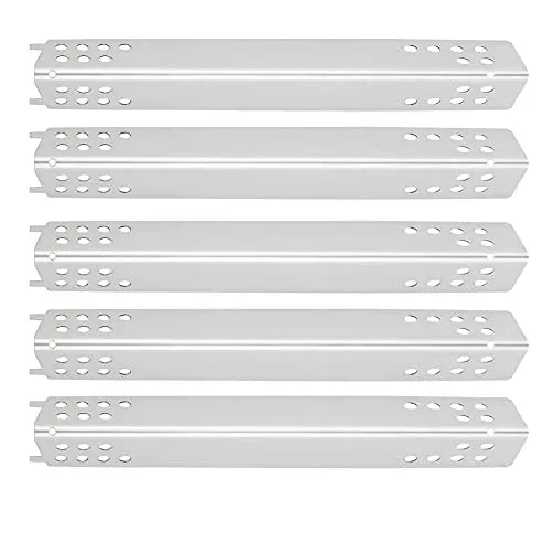 WALBZS Grill Heat Plates Shields Replacement Parts for Charbroil Performance 5 Burner 463347519,Charbroil 463276517 463335517 463347017 463244819 Grill Models 5Pack
