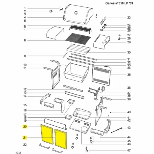 Weber Stainless Steel Door Kit – Genesis S/CEP (80560)