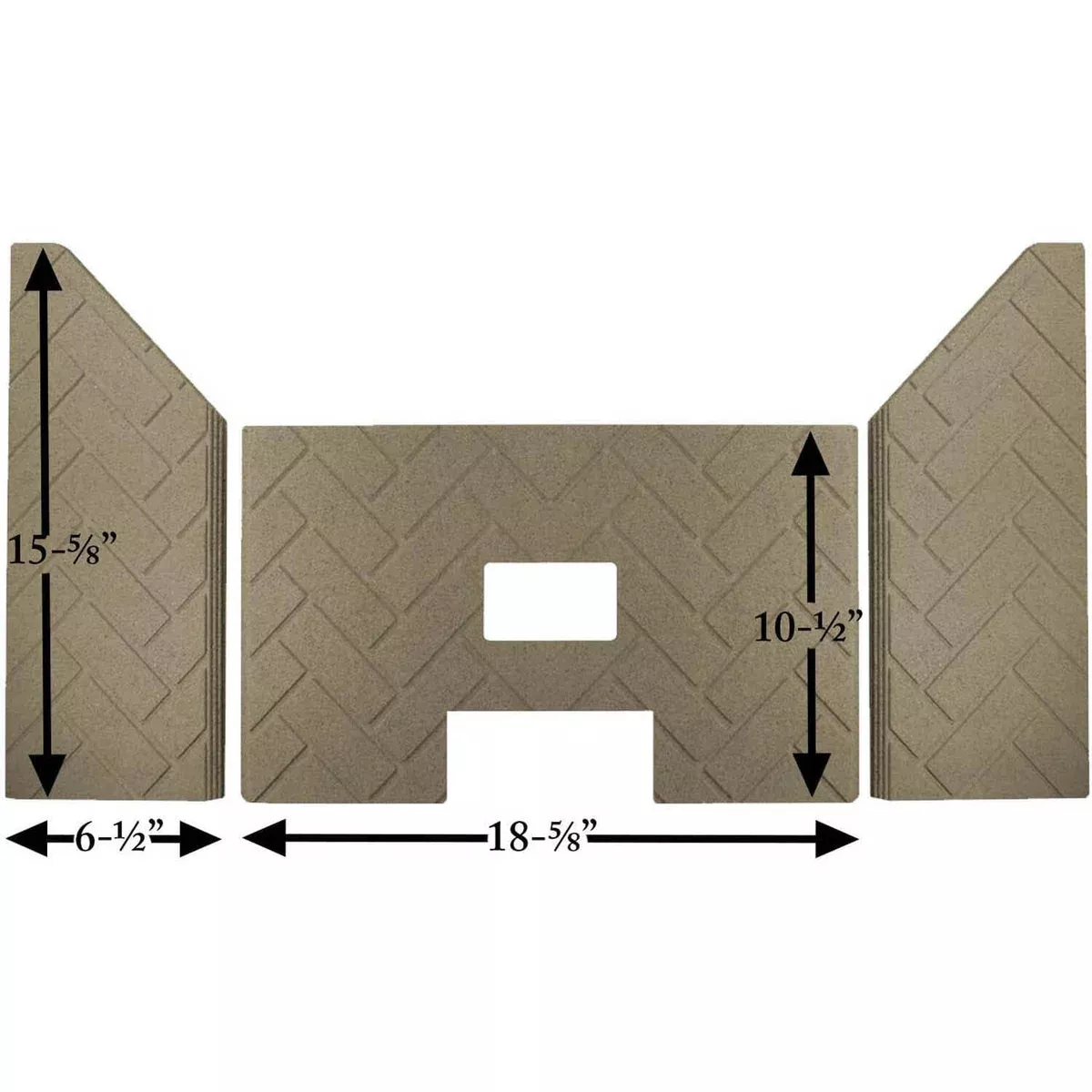 Whitfield Herringbone Firebrick (Traditions T-300P & TP300): 20950150-AMP