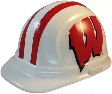 Wisconsin Badgers hard hats
