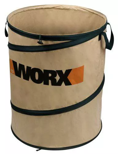 WORX WA0030 Landscaping 26-Gallon Collapsible Yard Waste Bag/Leaf Bin, Tan