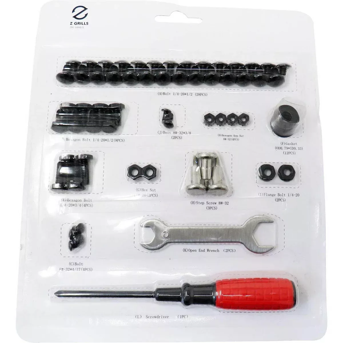 Z Grills Hardware Package for 1000D/E Pellet Grills