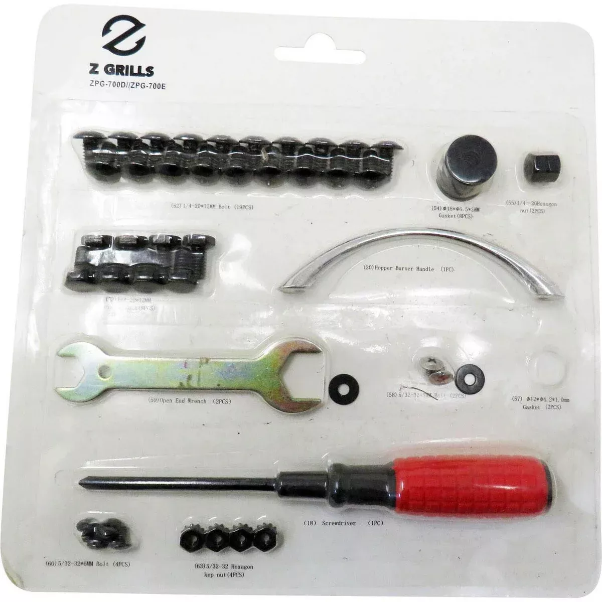 Z Grills Hardware Package for 700D/E Pellet Grills