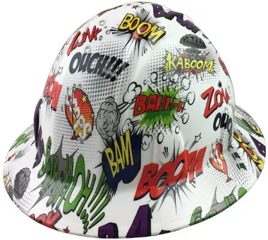 Zoom Bam Boom Full Brim Hydro Dipped Hard Hats