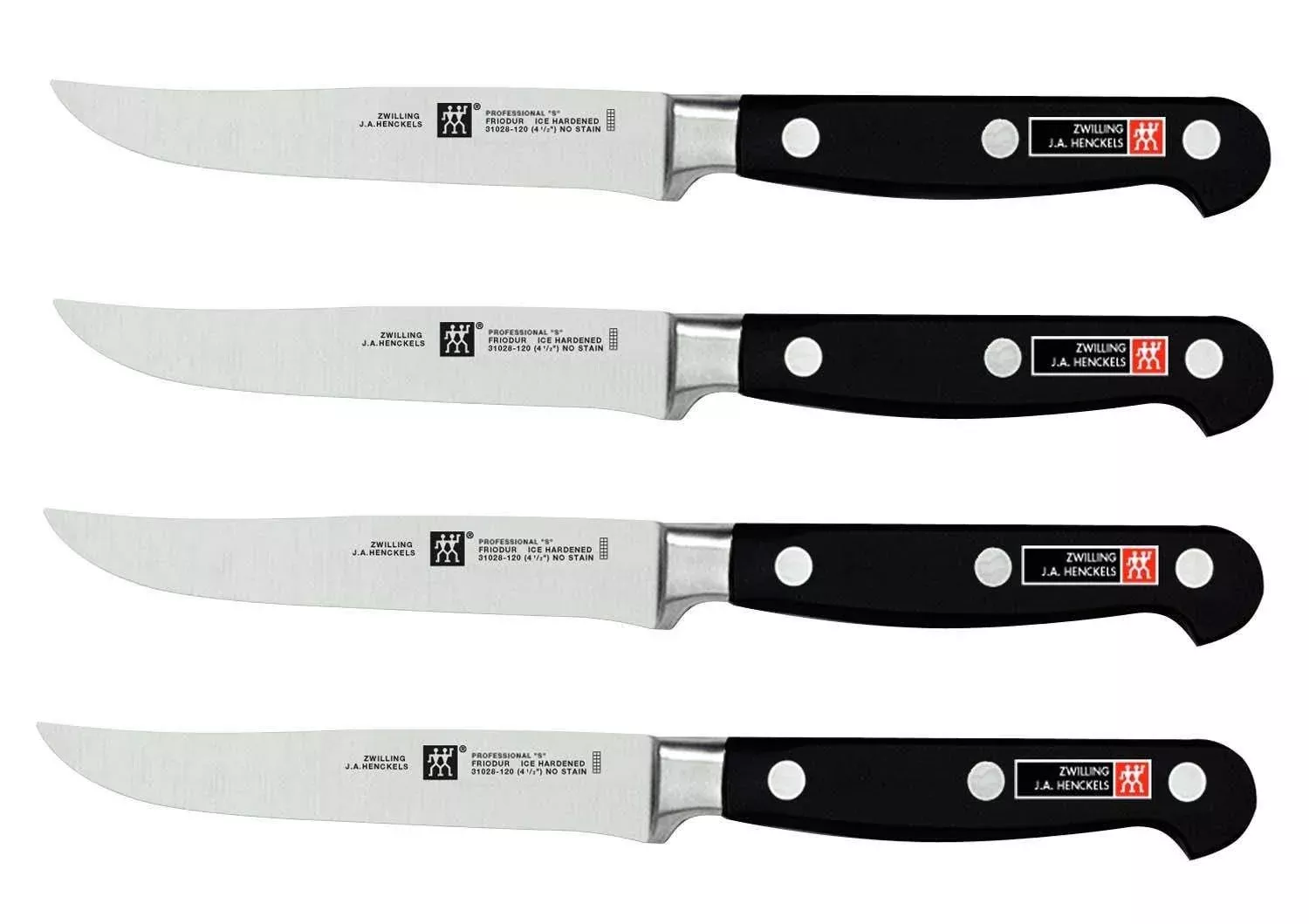 Zwilling J.A. Henckels Professional S 4-Piece Steak Knife Set