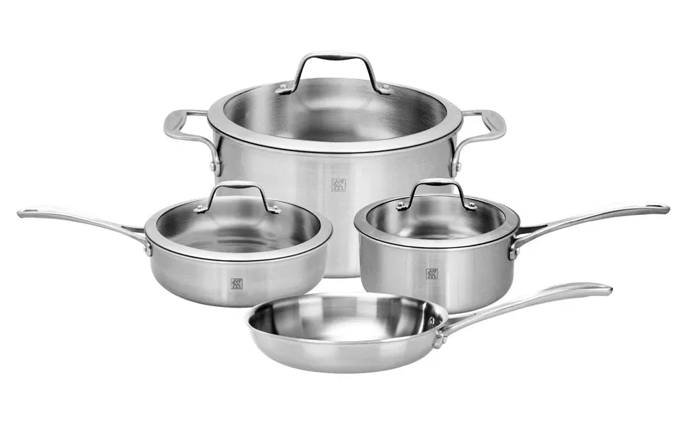 Zwilling J.A. Henckels Spirit 7-Piece Stainless Steel Cookware Set